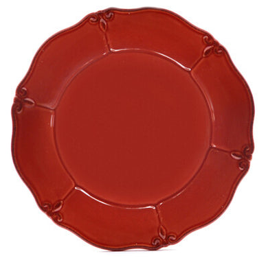 Gail Pittman-Solid Glazed Rich Red-Dinner Plate