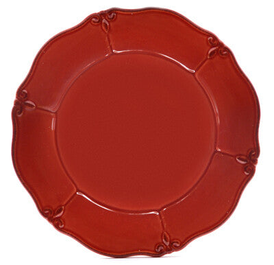 Gail Pittman-Solid Glazed Rich Red-Dinner Plate