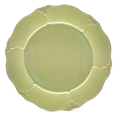 Gail Pittman-Solid Glazed Apple Green-Dinner Plate