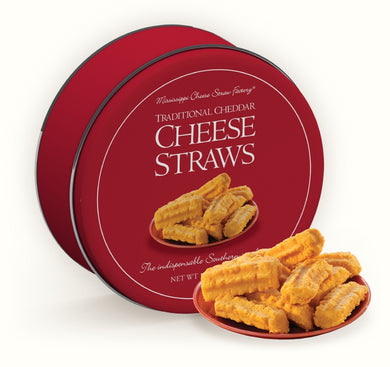Traditional Cheddar Cheese Straws-16 oz Gift Tin