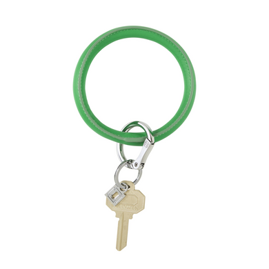 Vegan Leather Big O® Key Ring - In The Grass