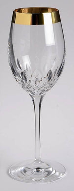 Lismore ESS Wide Gold Band-White Wine(set of 2)