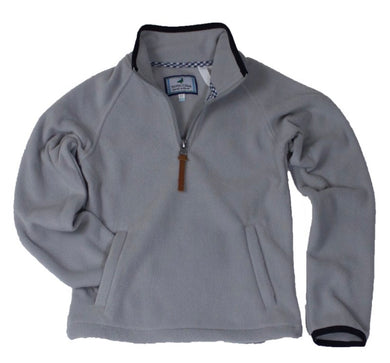 Properly Tied-LIL DUCKLINGS AUSTIN MICROFLEECE PULLOVER-GREY