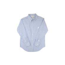 Load image into Gallery viewer, TBBC-Dean&#39;s List Dress Shirt Park City Periwinkle Check