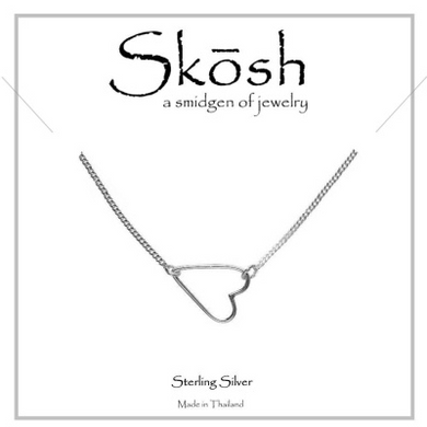 Skosh Sweet Heart Necklace-Sterling Silver