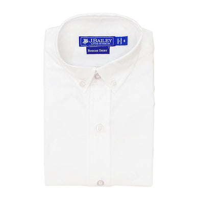 J Bailey-L/S Roscoe Button Down Shirt-White Oxford
