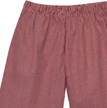 Load image into Gallery viewer, Burgundy Check Pull On Pant