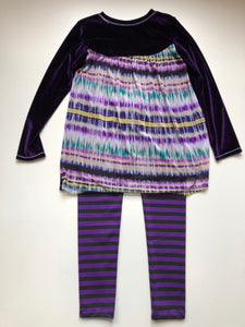 Daisy Jayne-Purple Velvet Pant Set