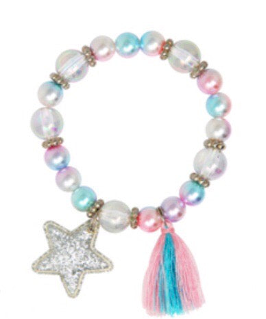 Pearlescent Star & Tassel Bracelets