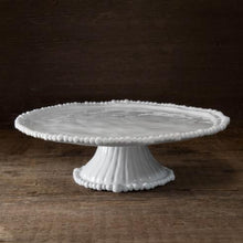 Load image into Gallery viewer, VIDA Alegria White Pedestal Cake Plate