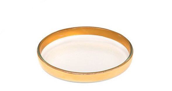 Small Round Plate- Gold Mod (6.5”)