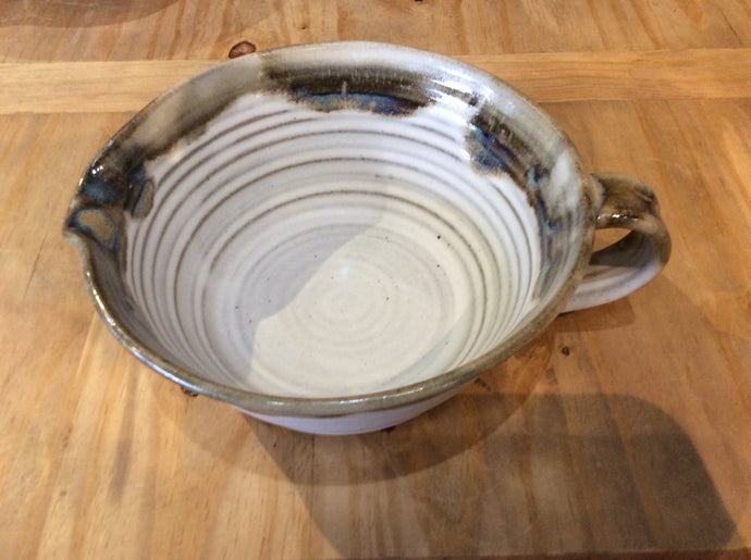 Ivory Linen Mixing Bowl